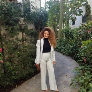 The Branch Vintage Joshua Tree pale blue blazer suit W/ pants